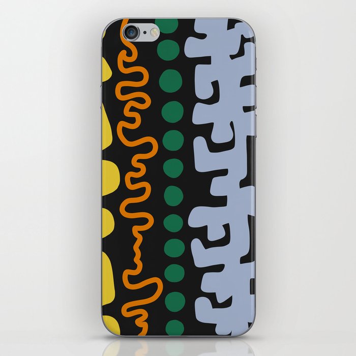 Abstract vintage colorful pattern collection 4 iPhone Skin