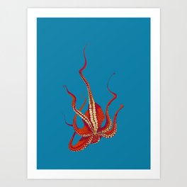 Stitches: Octopus Art Print