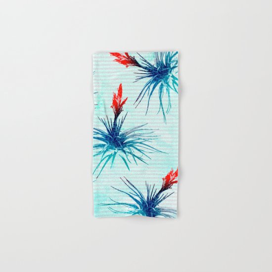 Tillandsia Flower Hand & Bath Towel