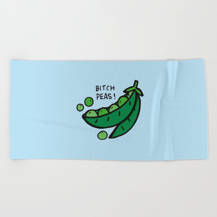 Peas Beach Towel By Raddoodads Society6 Peas Beach Towel