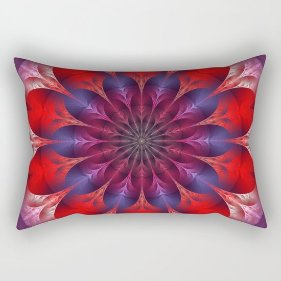 Blooming mandala Rectangular Pillow