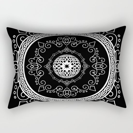 Celtic Soul Mandala Rectangular Pillow
