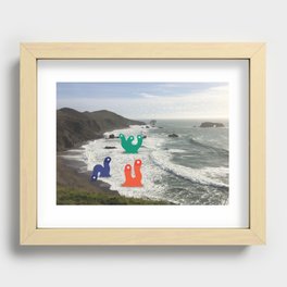 Monsters in North California Recessed Framed Print