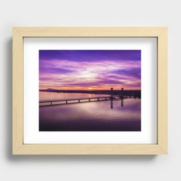 Marmalade Sky Recessed Framed Print