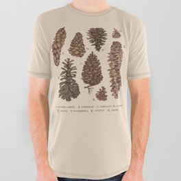 Pinecones All Over Graphic Tee