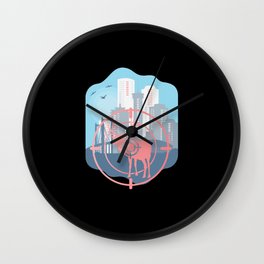 Hunter, Urban, Lifestyle & city Wall Clock