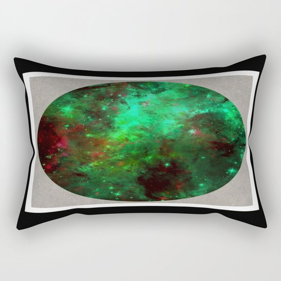 Captured Space - Abstract, geometric, outer space themed art Rectangular Pillow