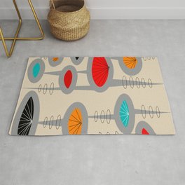 Mid-Century Atomic Space Age Rug
