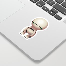 Marvin the Paranoid Android Sticker | Travel, Graphicdesign, Space, Sticker, Droid, Douglasadams, H2G2, Android, 42, Towel 