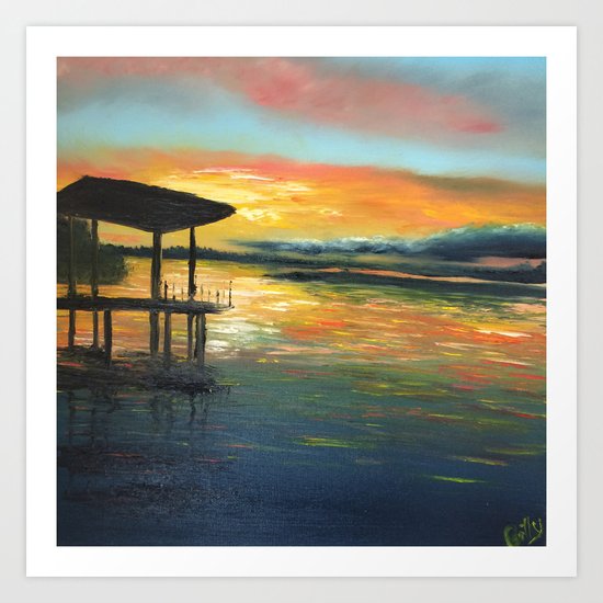 Sunset Art Print