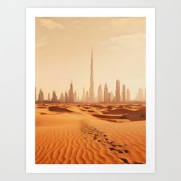 Dubai Dreamscape Pt3 #1 Art Print