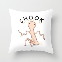 Honest Blob - Shook Throw Pillow