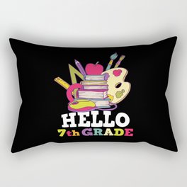 Hello 7th Grade Back To School Rectangular Pillow