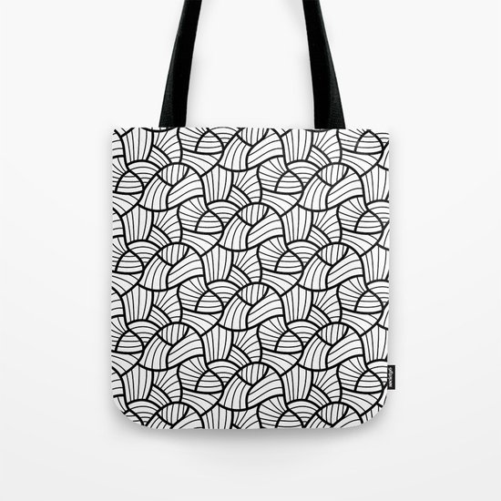 Abstract Lines Pattern Design 3 Tote Bag