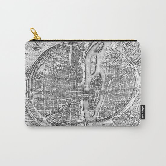 Paris map Carry-All Pouch