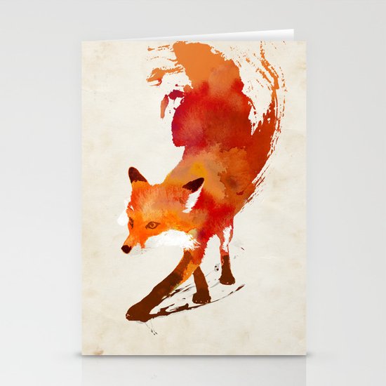 Vulpes vulpes Stationery Cards