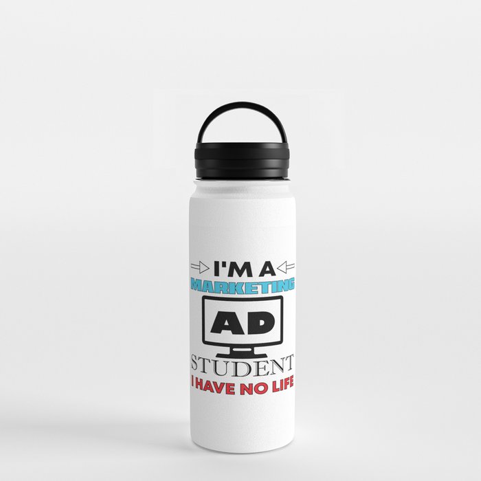 I´M A Marketing Student Water Bottle