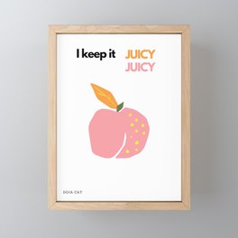 Juicy Framed Mini Art Print