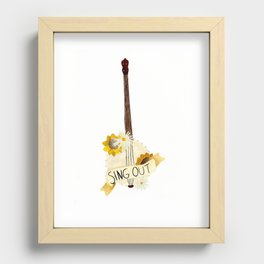 Sing Out Recessed Framed Print