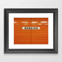 Berlin U-Bahn Memories - Wedding Framed Art Print