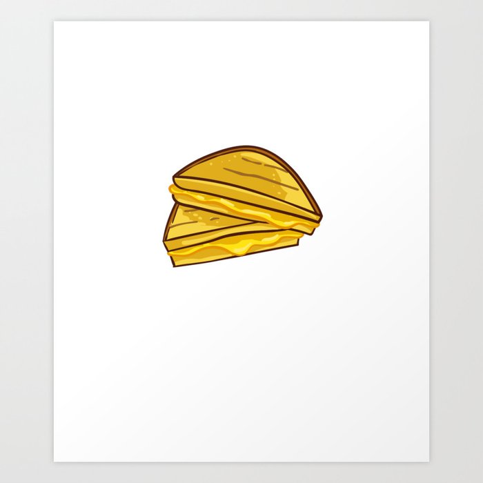 Grilled Cheese Sandwich Maker Toaster Art Print