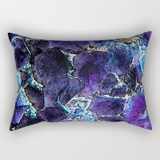 AMETHYST ABSTRACT Rectangular Pillow