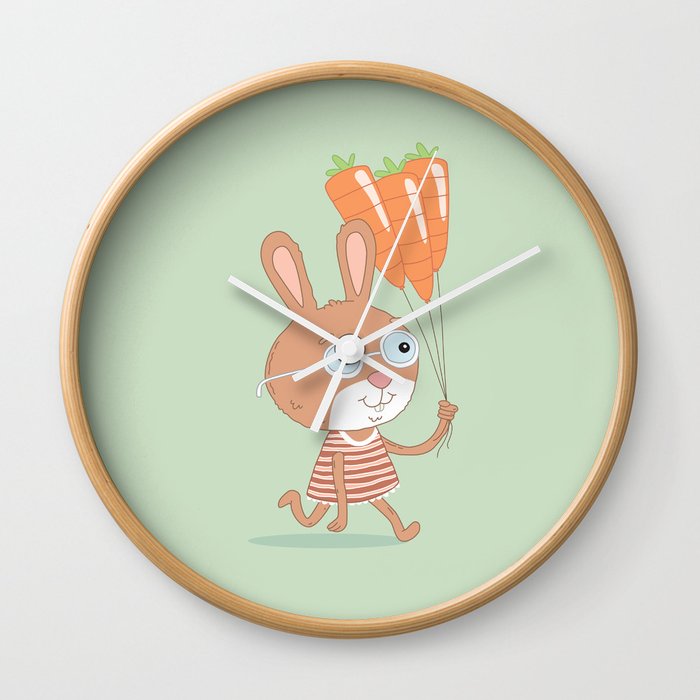 Happy Bunny Wall Clock