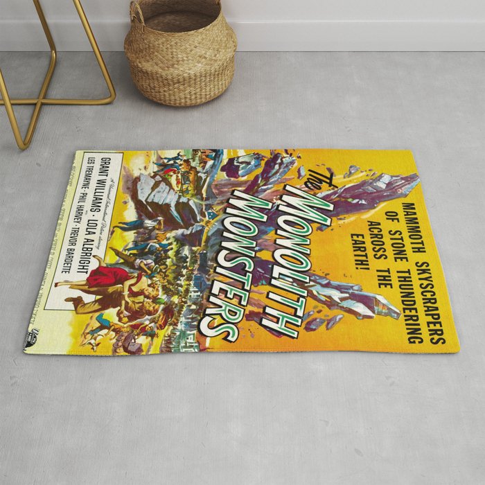 Vintage poster - The Monolith Monsters Rug