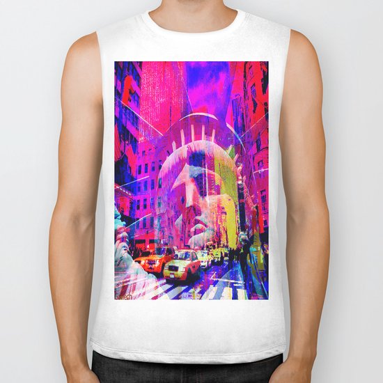 Liberty in New-York Biker Tank