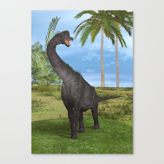 Dinosaur Brachiosaurus Canvas Print