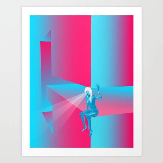 Goddess Gaze - G Zine for Society6 Art Print
