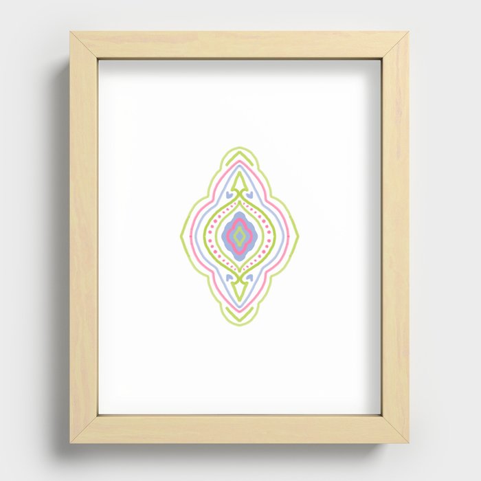 traditional motif Recessed Framed Print