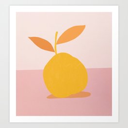 Abstraction_PEAR_PAINTING Art Print