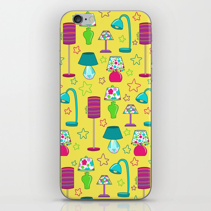 Bright and Bold Lamps iPhone Skin