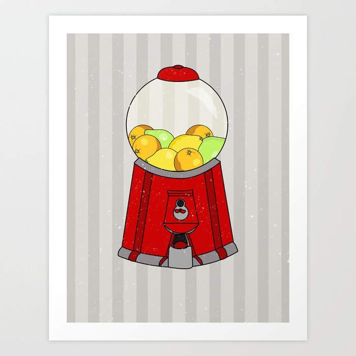 Gumball Machine Print