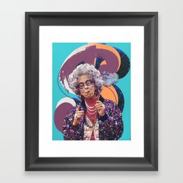 Don't mess with Yetta Framed Art Print