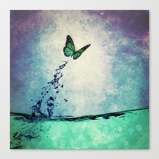 Waterfly Canvas Print