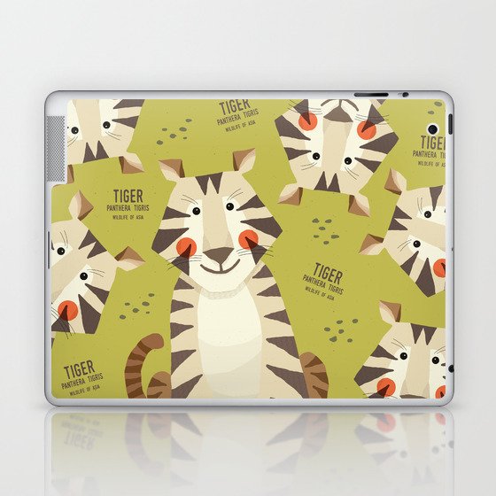 Tiger, Wildlife of Asia Laptop & iPad Skin