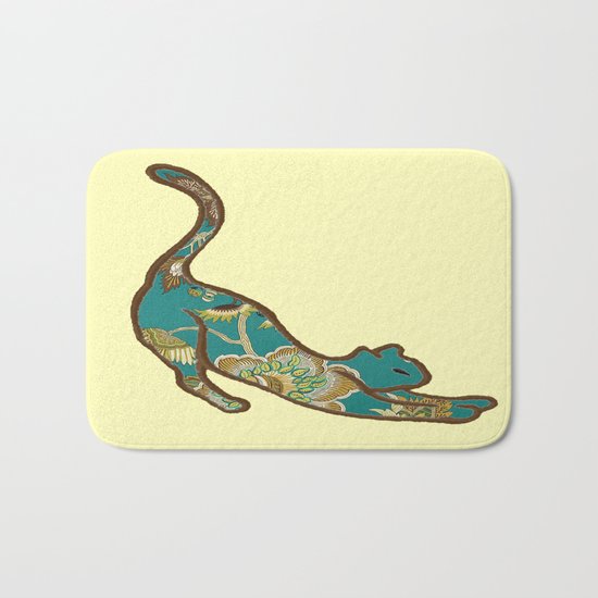 I love you, kitten Bath Mat