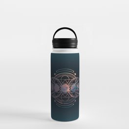 Dark Moon Phase Nebula Totem Water Bottle