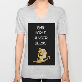 End World Hunger V Neck T Shirt