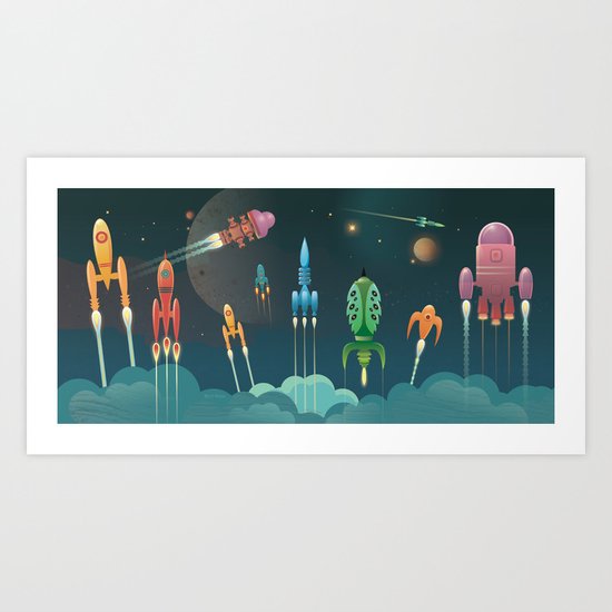 Grand Départ Art Print
