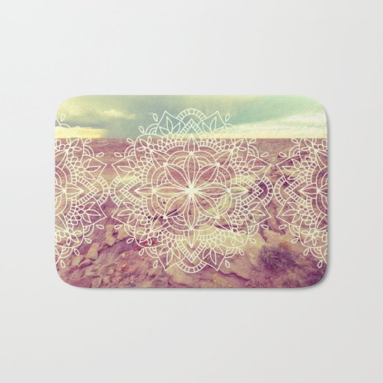Rain Dance Desert Mandala Bath Mat