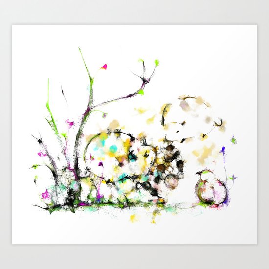 cool sketch 197 Art Print