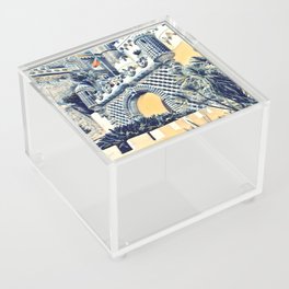 Exotic Palace of Pena garden in japanese style Acrylic Box