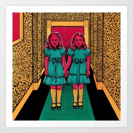 Horror Twins Art Print