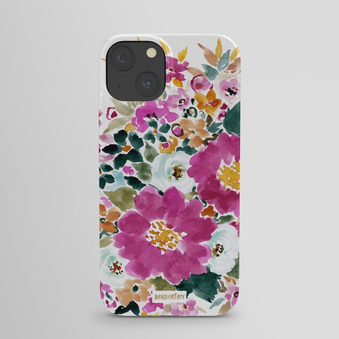 SMELLS LIKE FIESTA FLORAL iPhone Case
