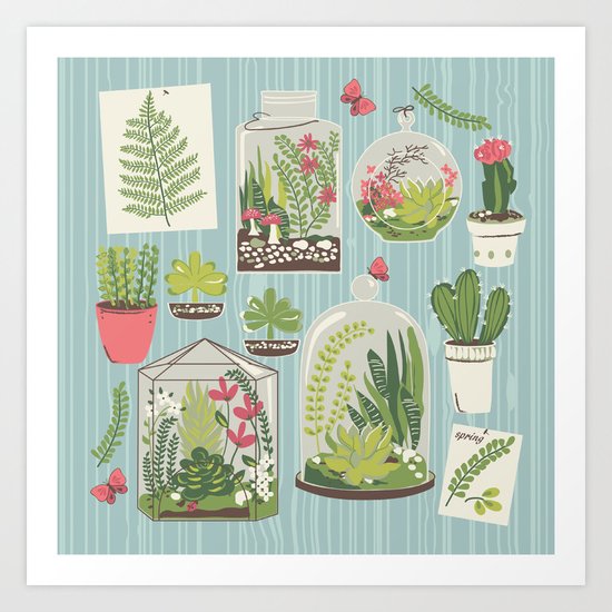 Terrarium Art Print