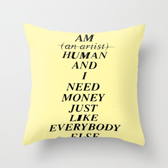 SICK. Throw Pillow