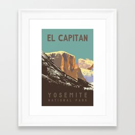Yosemite's El Capitan Framed Art Print